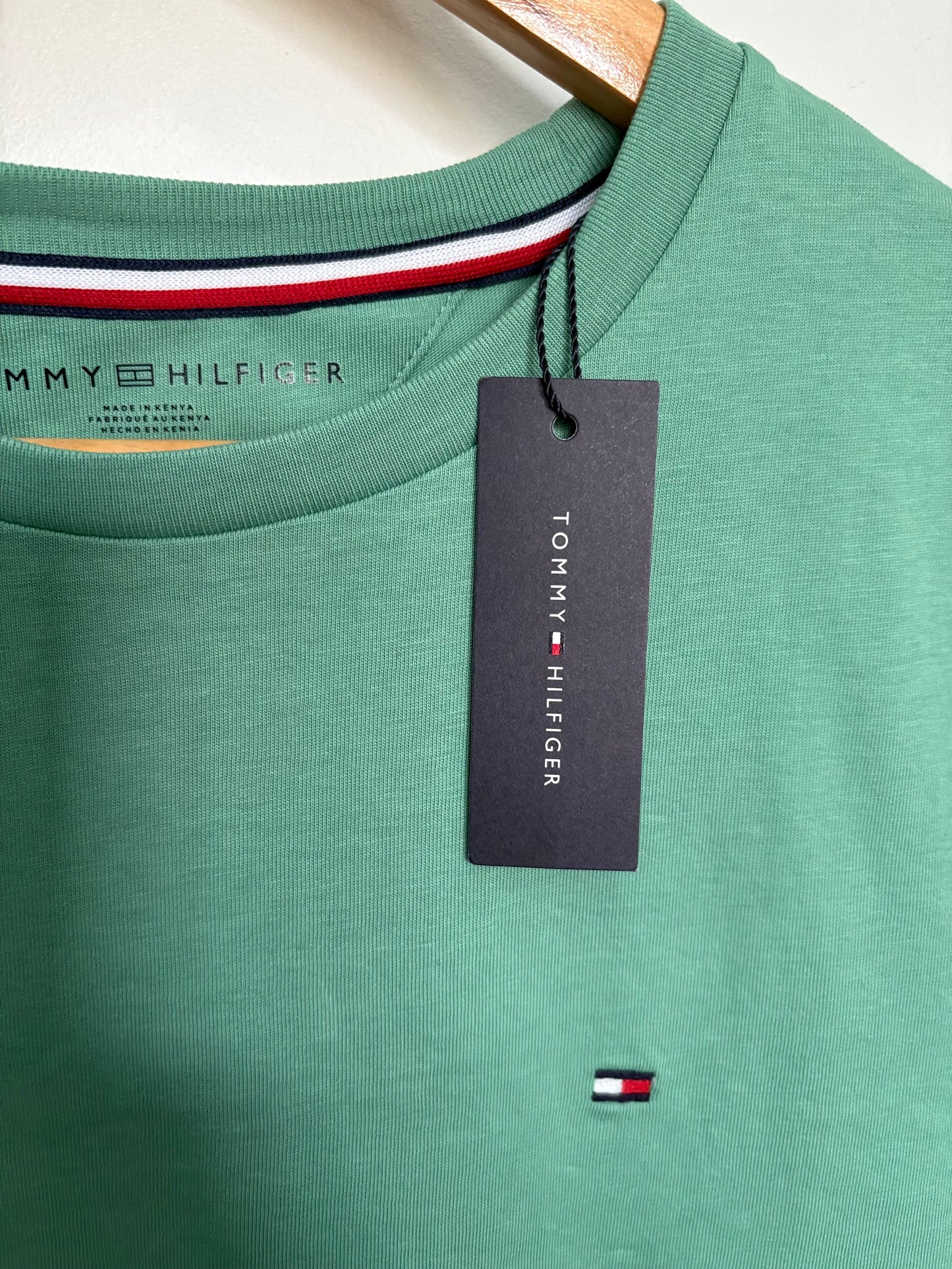 Camiseta Tommy Hilfiger-Verde US46