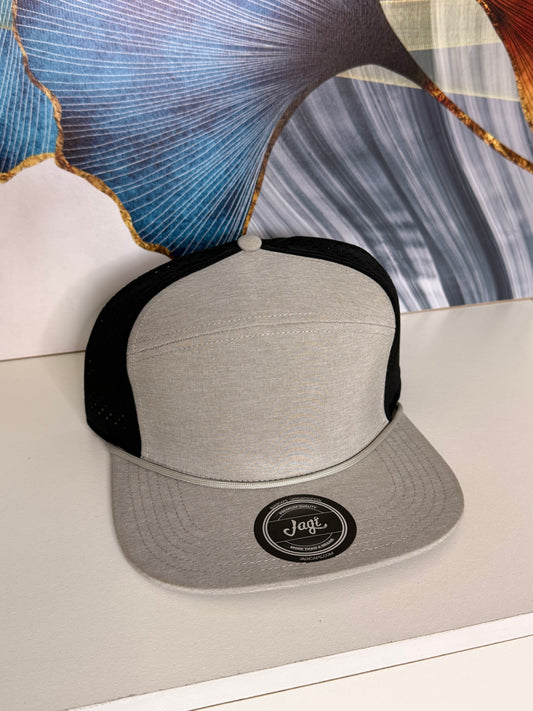 Gorra Plana Ajustable Transpirable - Gris KCN54