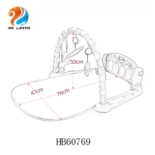 Alfombra de juego multifuncional para bebe / B71 Rosa