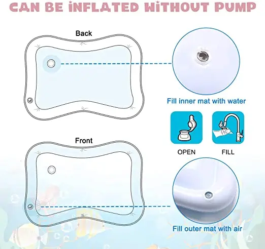 Alfombra inflable para bebe / B80 Pez