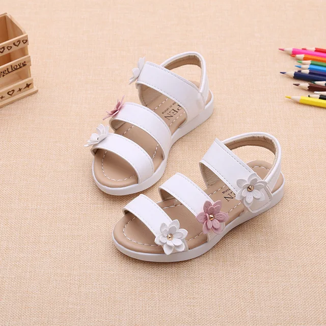 Sandalia para Niña- / B104 Blanco