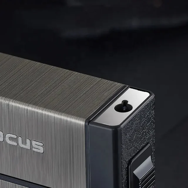Caja para Cigarrillos y Encendedor/ Negro IM13