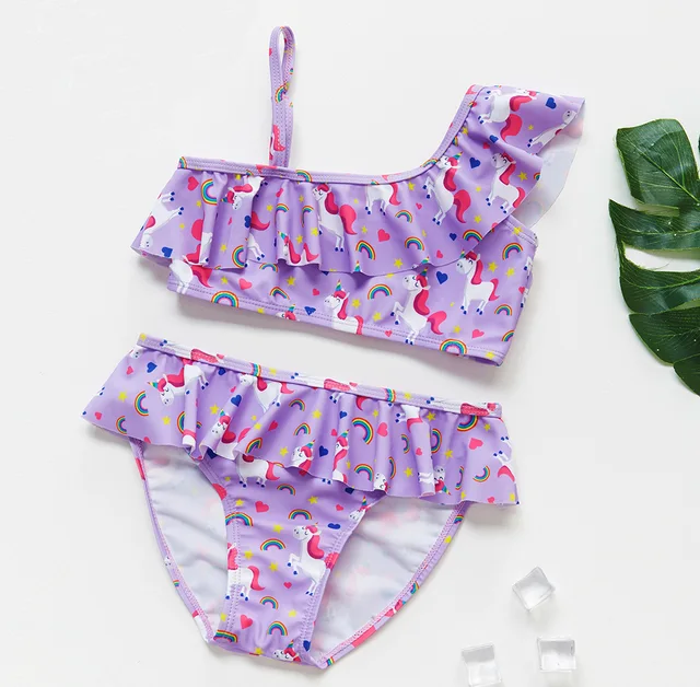 Traje de baño para niña / 2 piezas B131