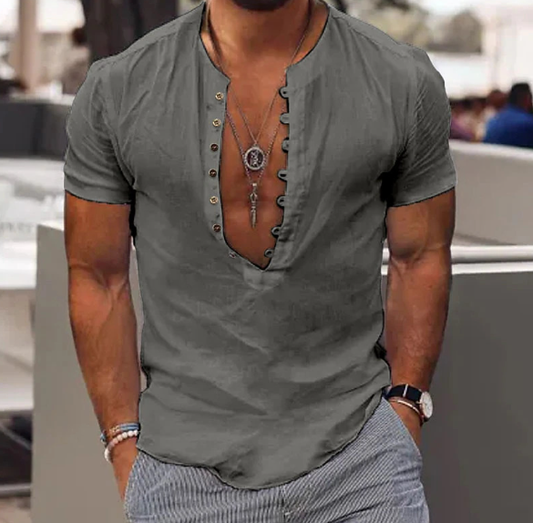 Camisa Casual Para caballero / Gris K28