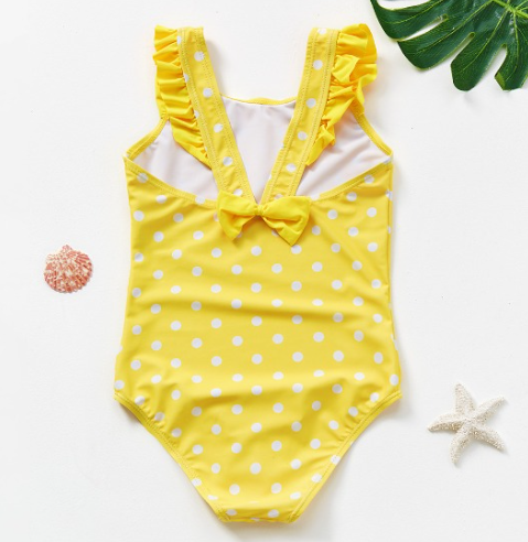 Traje de baño para niña / Amarillo B119