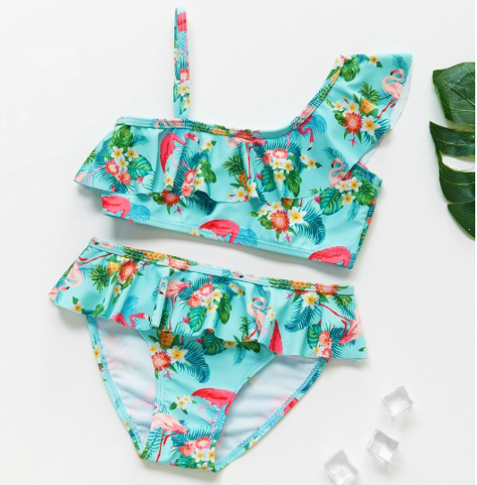 Traje de baño para niña / 2 piezas B130