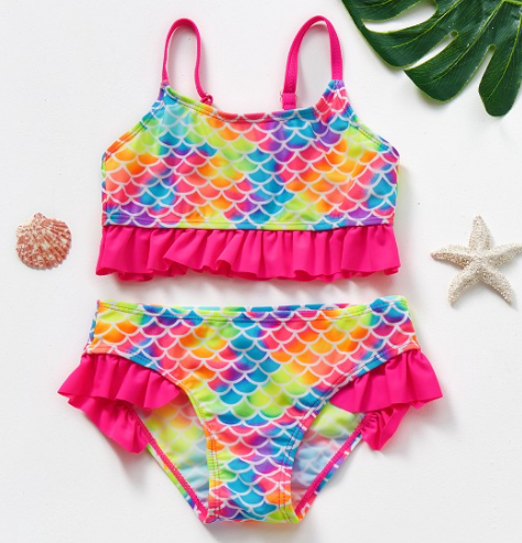 Traje de baño para niña / 2 piezas B132