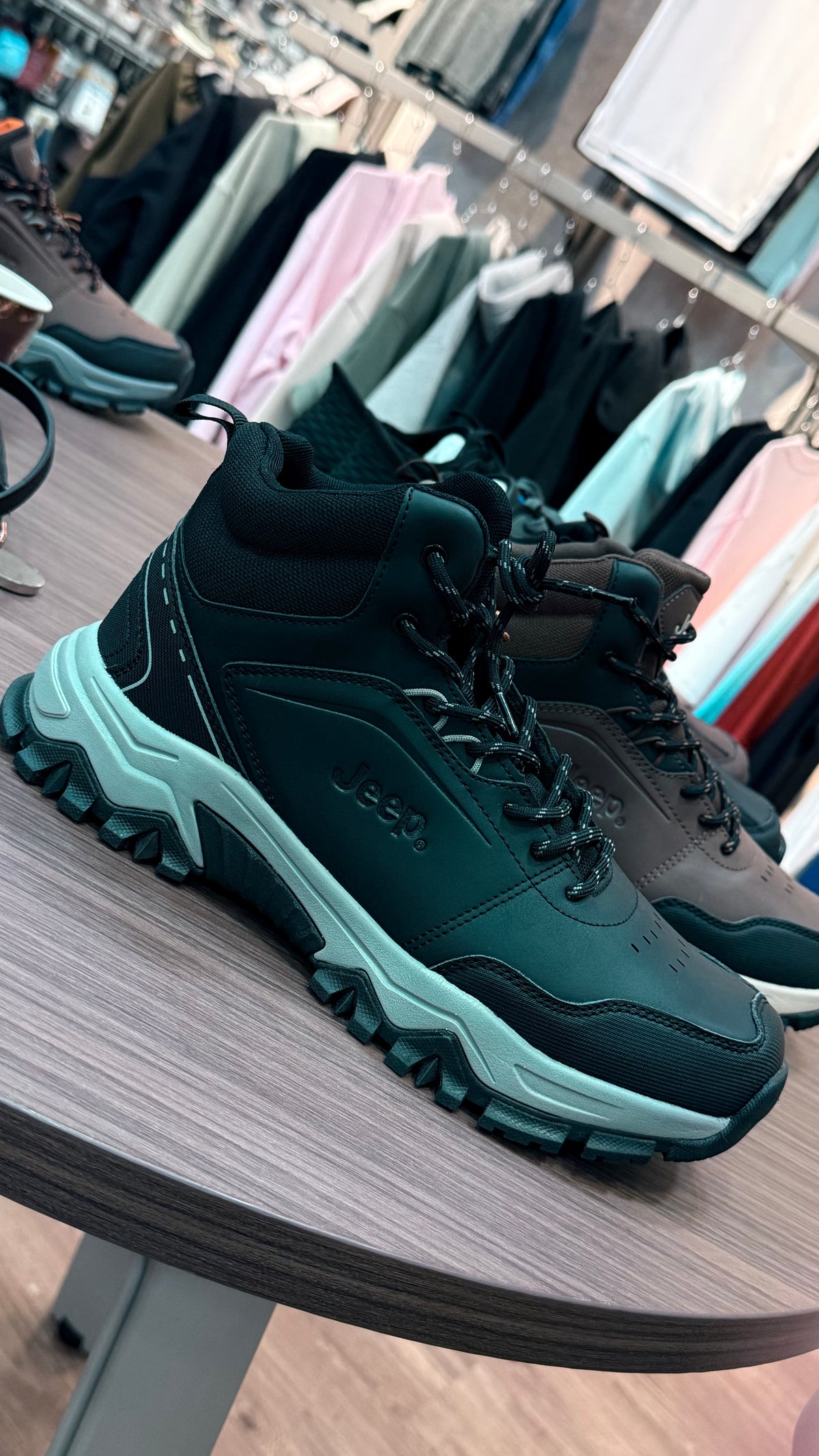 Bota Alta Jeep para Hombre - KCN190 Negro