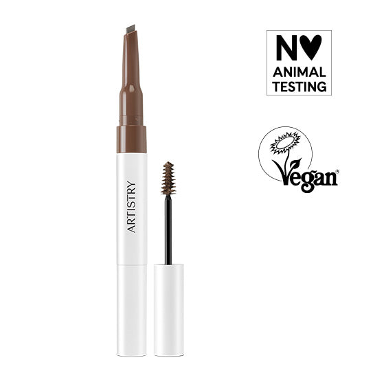 Lápiz & Gel de cejas a prueba agua Natural Brown