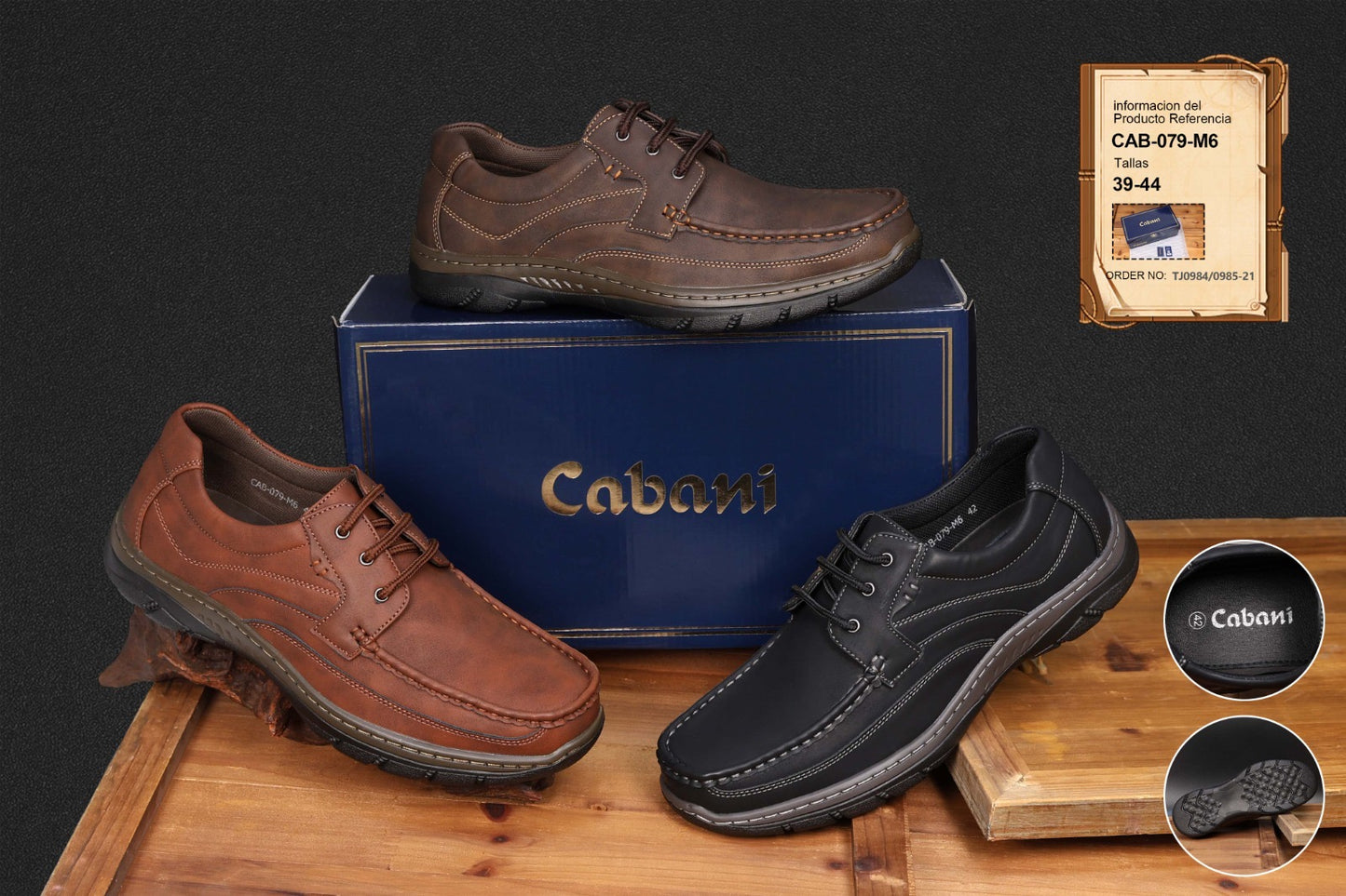 Zapato Casual Cabani - Cafe KCN04