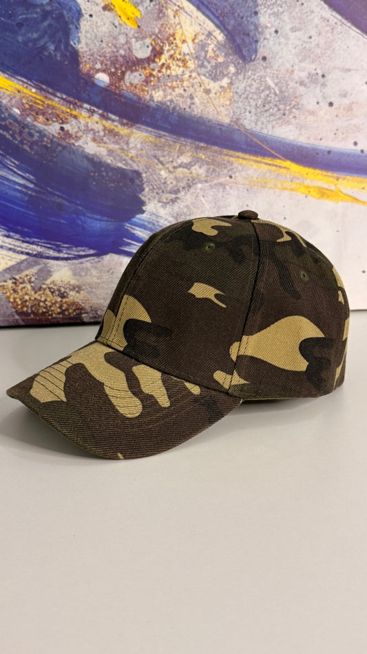Gorra Camuflaje KCN89-03 - Café Crema