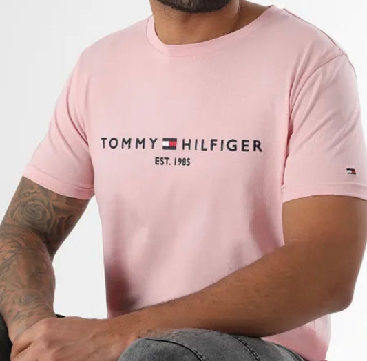 Camiseta Tommy Hilfiger-Rosa US47