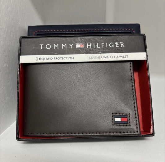 Billetera Para Hombre Marca Tommy Hilfiger Café US09