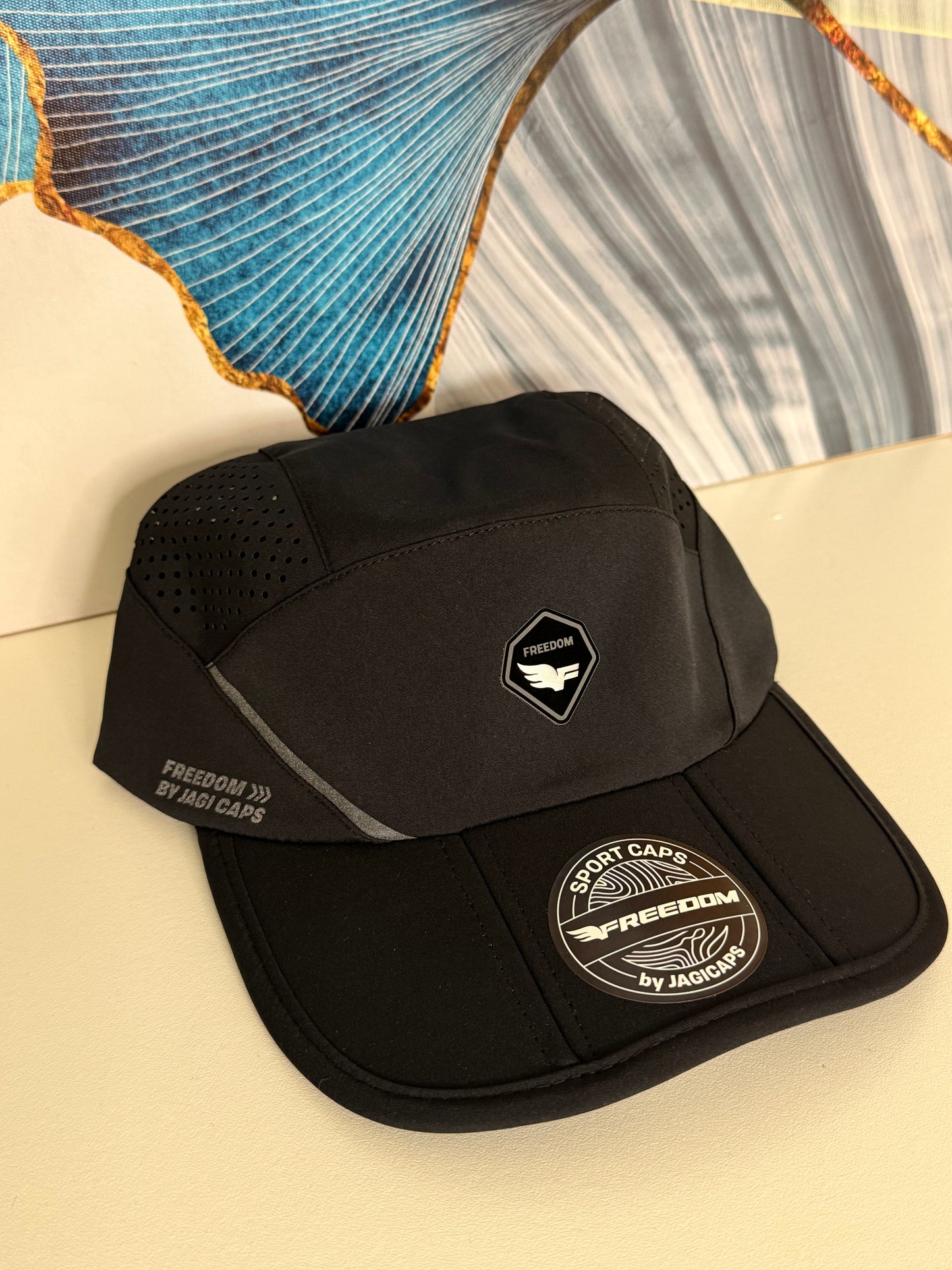 Gorra Deportiva Transpirable Plegable - Negra KCN63