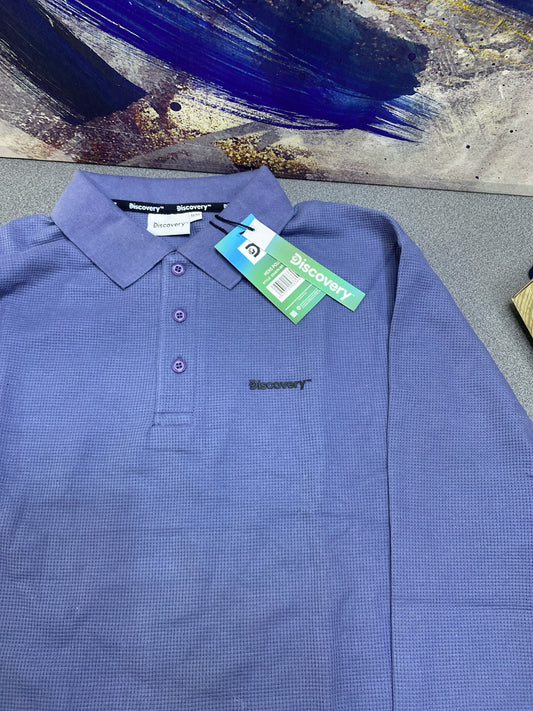 Camiseta Manga Larga para Caballero - KCN184 Azul