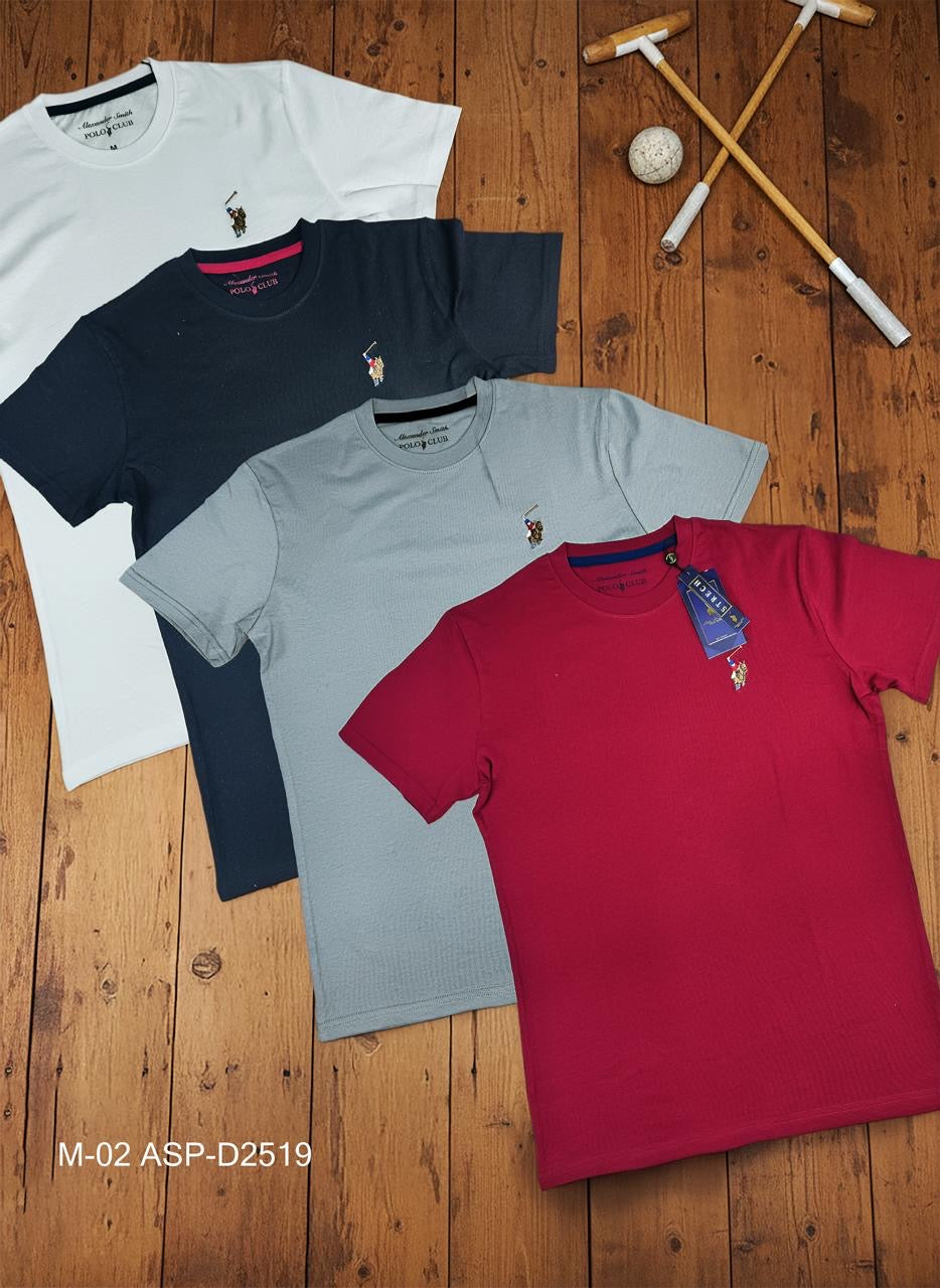 Camiseta Polo Club Alexander Smith - Gris KCN07