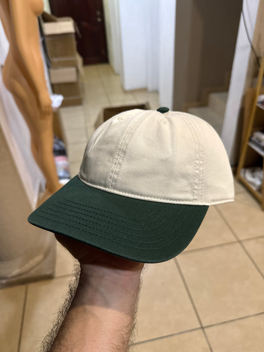 Gorra Lisa Jean doble color - KCN91 Crema / Verde