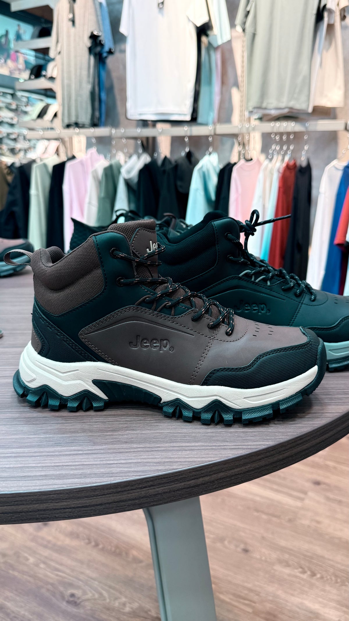 Bota Alta Jeep para Hombre - KCN191 Café