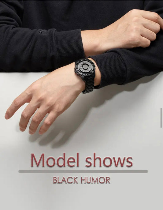 Reloj Magnético de Lujo - Negro K104