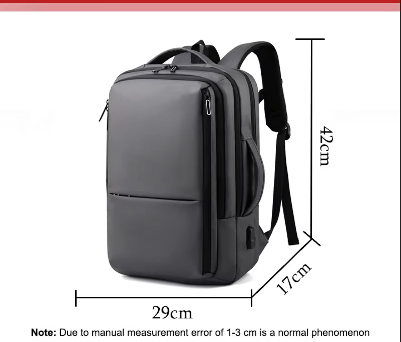 Mochila multifuncional Impermeable F01/ Negra