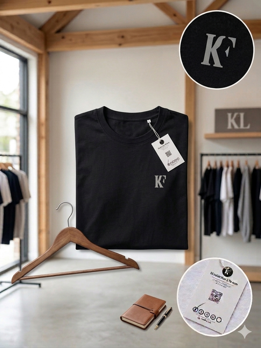 Camiseta Casual KF/ Negro K140