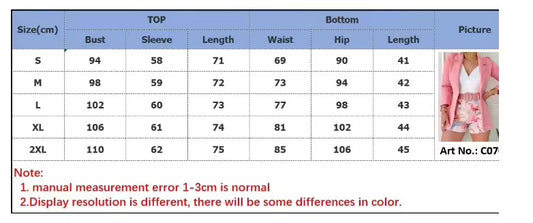 Conjunto para Dama 3 pcs / Rosa B176