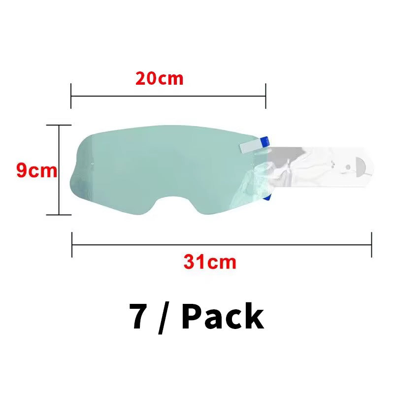 Lamina de proteccion para gafas motocross 4 Unidades / R74