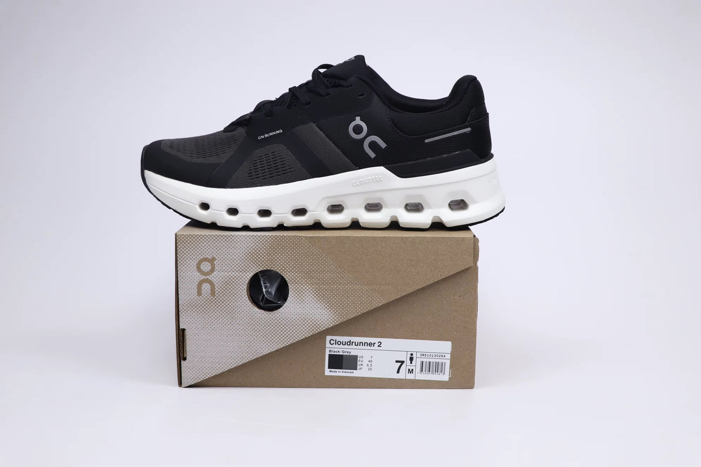 Tenis Deportivo On-Cloud/ Negro K303