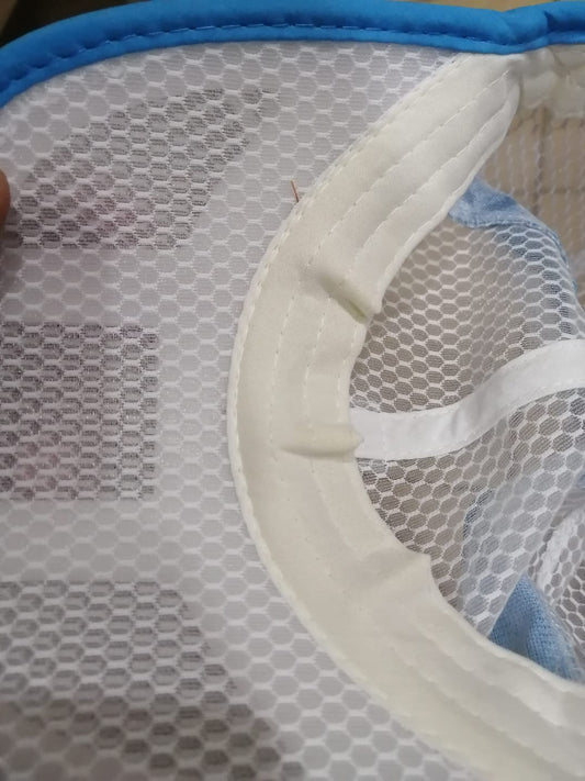 OUTLET18 Gorra Transpirable Transparente Blanco