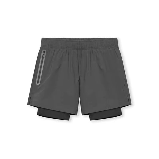 Short Deportivo con Beiker /Gris Oscuro K300
