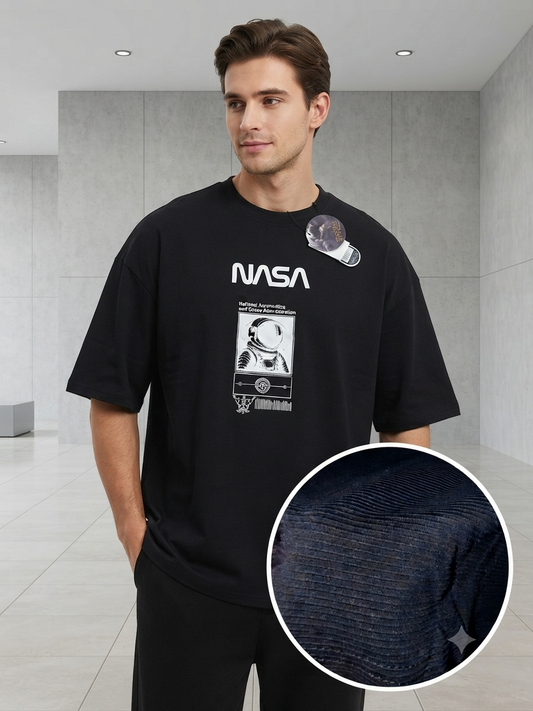 Camisa Oversize marca Mission Space/ Negro KCN37