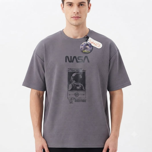 Camisa Oversize marca Mission Space/ Gris KCN37
