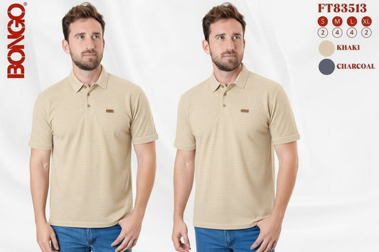 Camisa Bongo Tipo Polo - Khaki KCN09