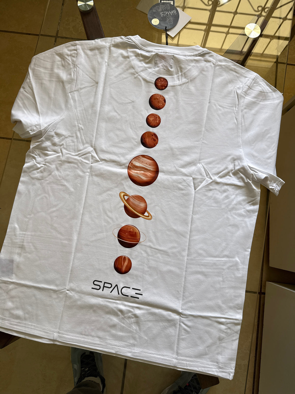 Camiseta Mission Space - NASA Blanca KCN35