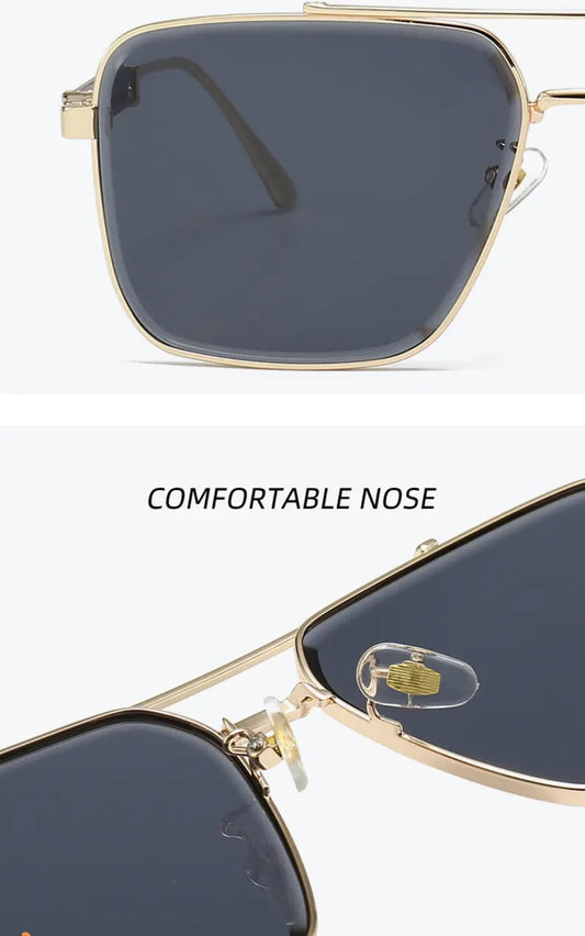 Lentes de Sol Cartier 2025 / Gris- Dorado C153