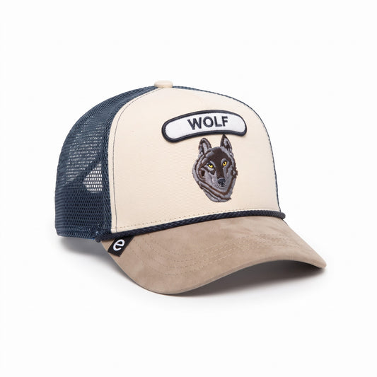 Gorra con bordado LOBO AZUL - KCN141