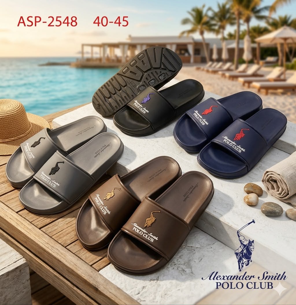 Sandalia Polo Club para caballero / Gris NK03