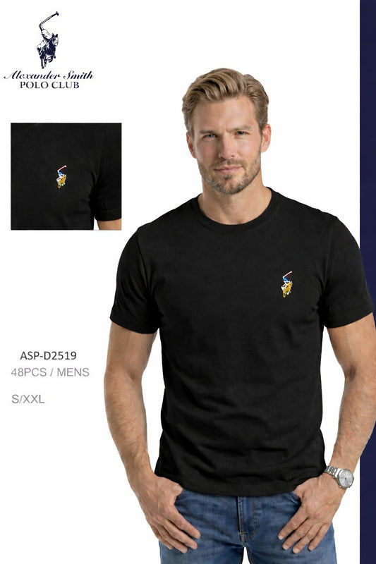 Camiseta Polo Club Alexander Smith - Negra KCN07