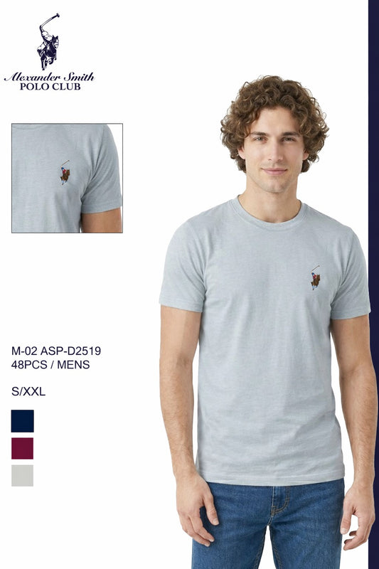 Camiseta Polo Club Alexander Smith - Gris KCN07