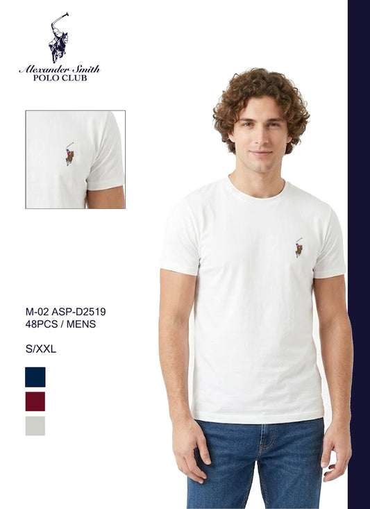 Camiseta Polo Club Alexander Smith - Blanca KCN07