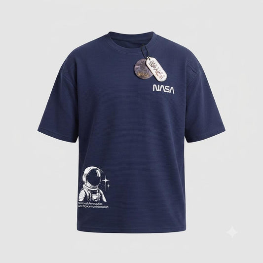 Camisa Oversize marca Mission Space/ Azul KCN38
