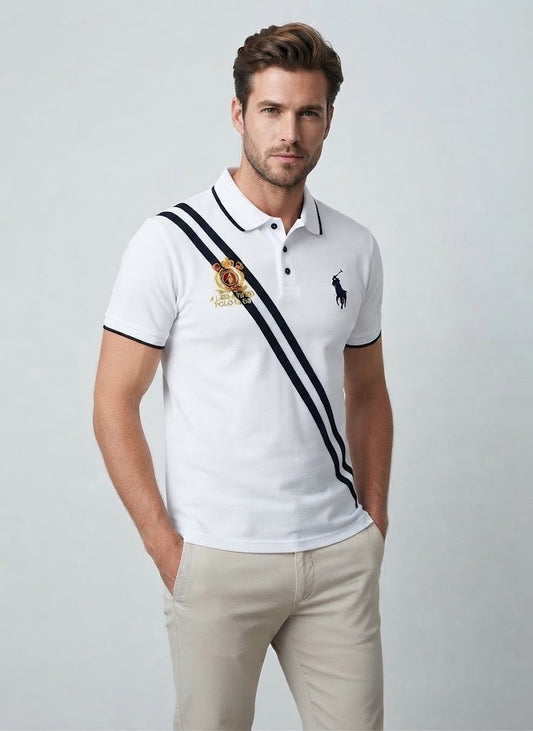 Camisa Polo Club Alexander Smith Blanco NK22