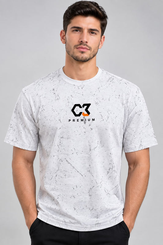 Camisa Casual Premium para Caballero Oversize / Blanco NK25