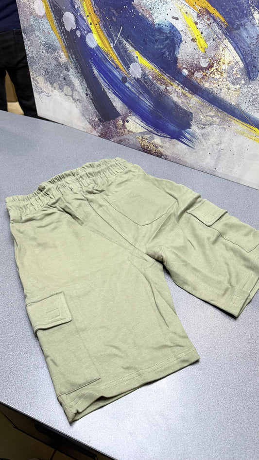 Short Casual Touch & Go Premium para Caballero/ NK35 Verde Olivo