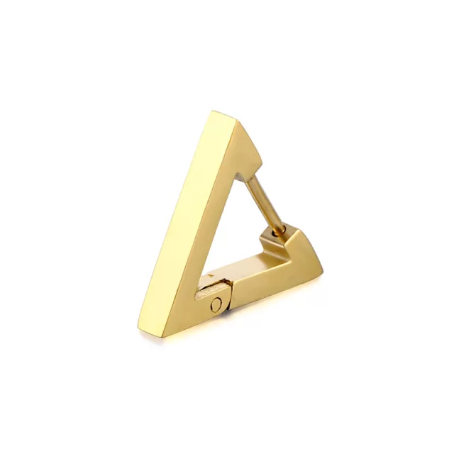 Arete - Perforación - Triangulares Dorado K366