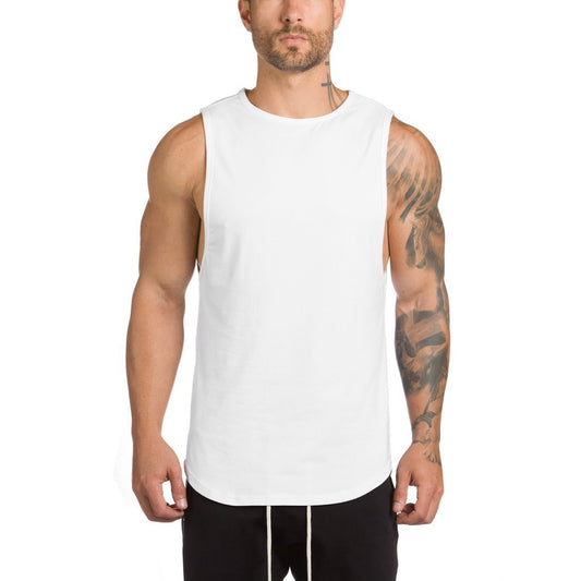 Camiseta Deportiva Desmangada Blanca K55