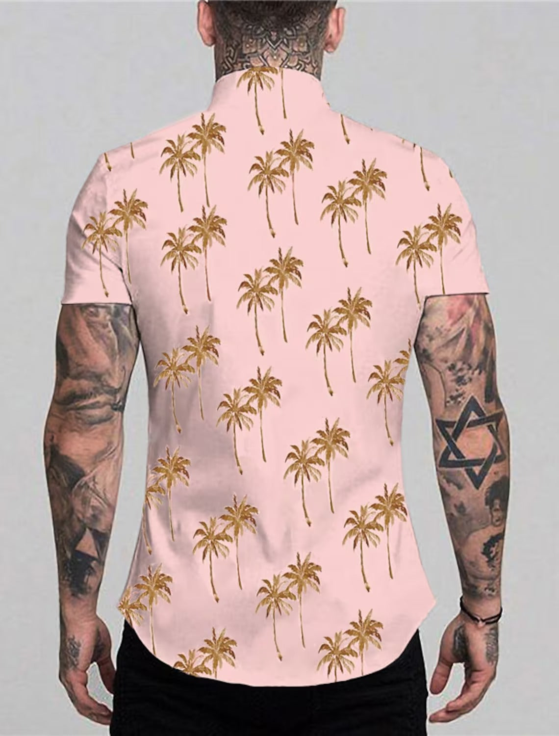 Camisa Playera Casual/ Rosa C147