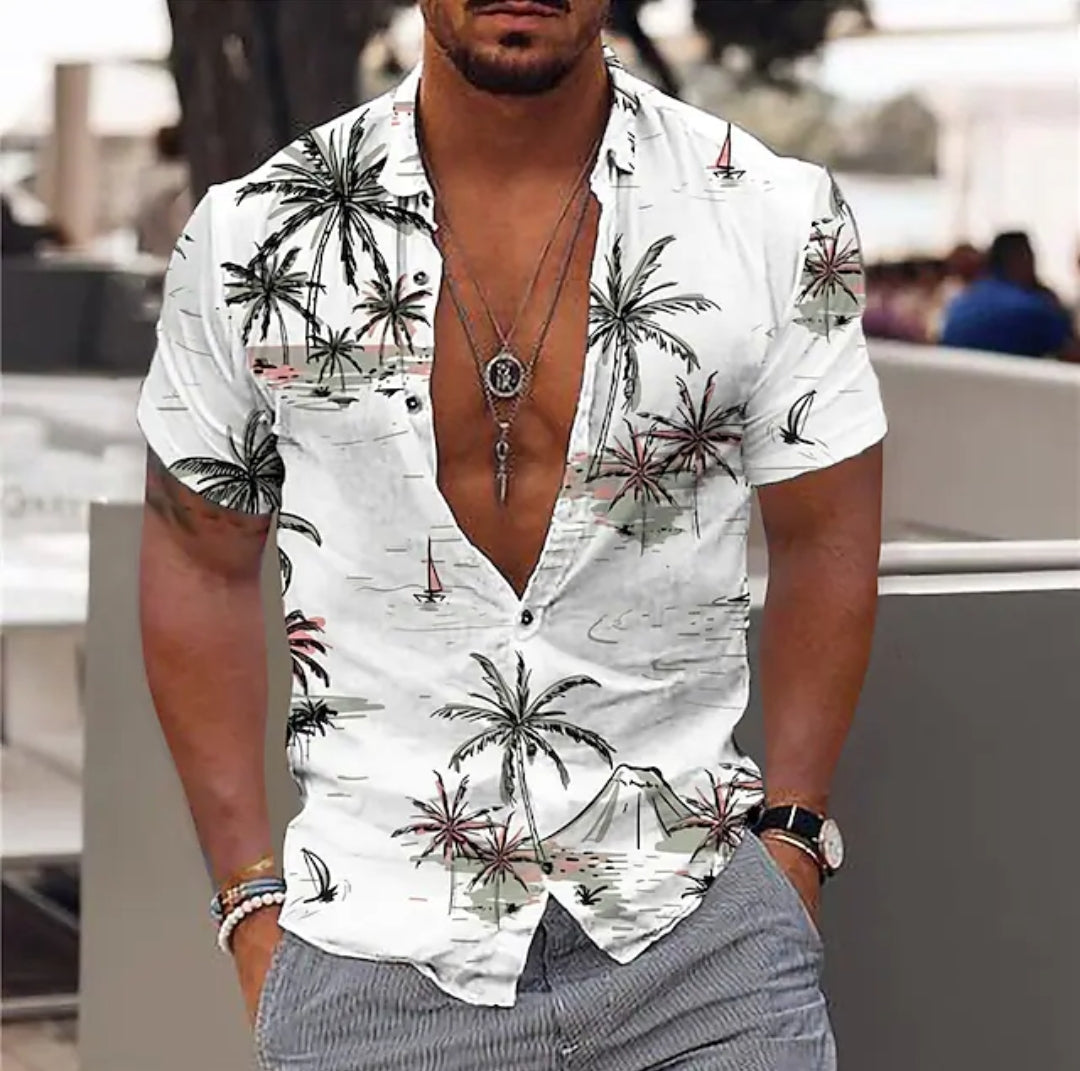 Camisa Playera/ Blanca C148