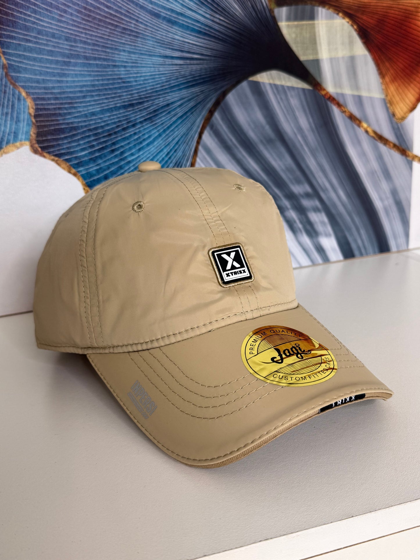 Gorra Xtrixx de Jagi Caps Impermeable - Beige KCN66