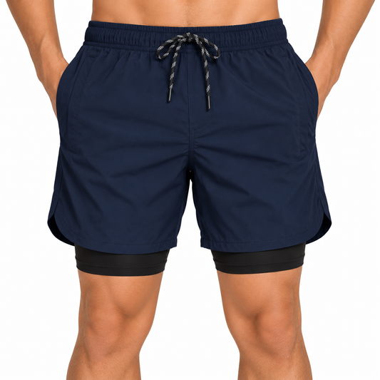 Short Deportivo para Caballero- KCN202 Azul Marino